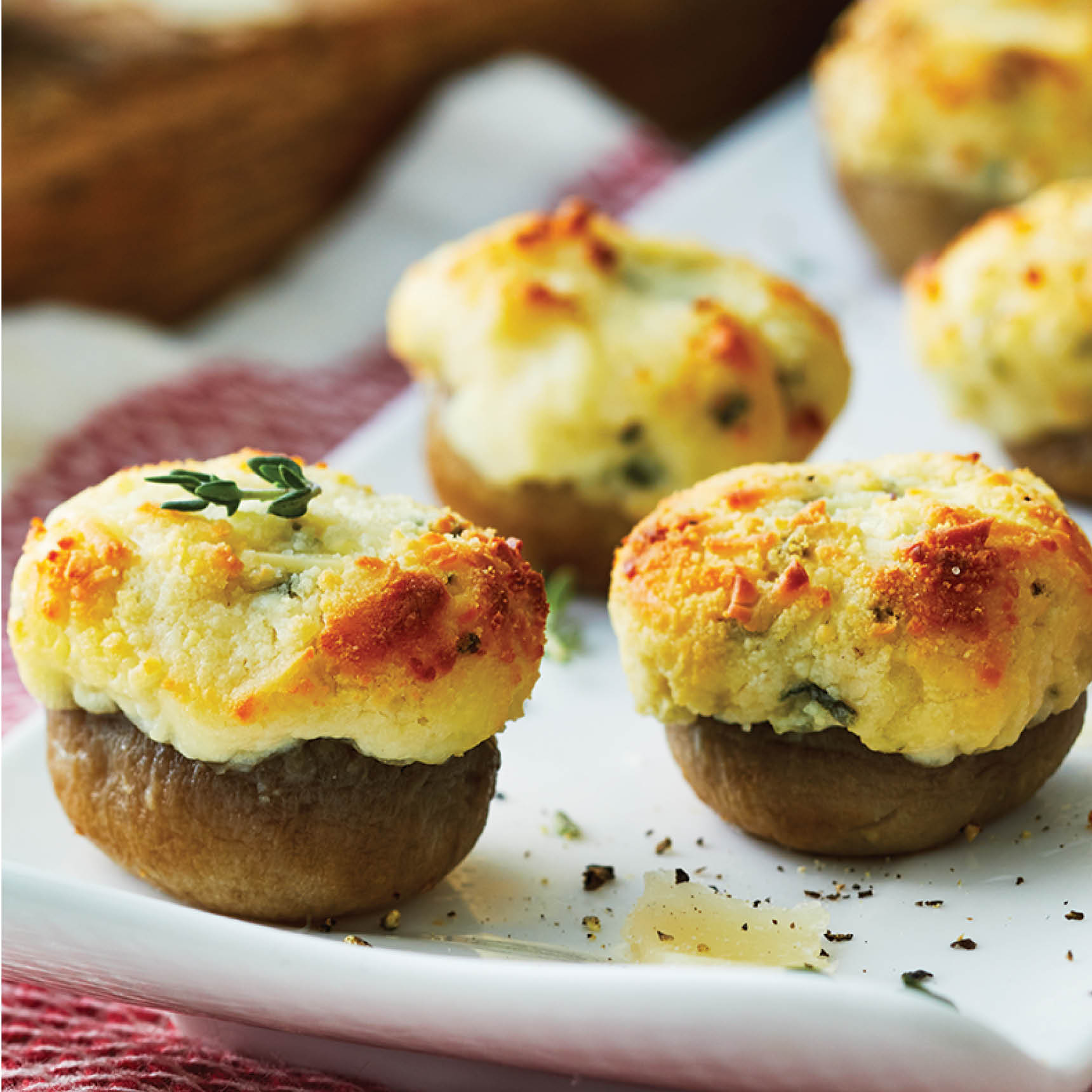 Cheese Stuffed Mushroom Caps (300 g)