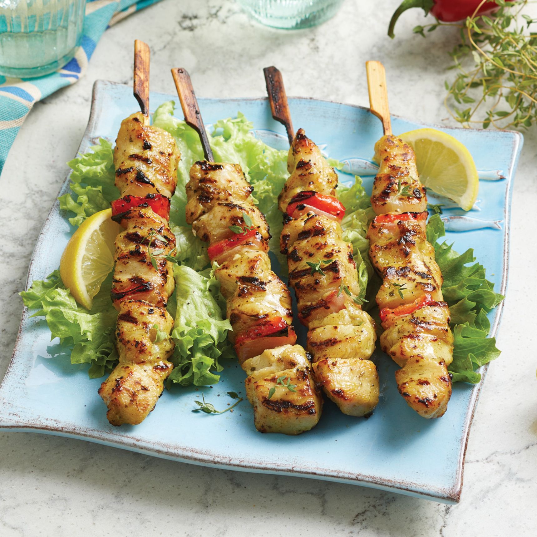 Lemon & Herb Chicken Skewers (300 g)